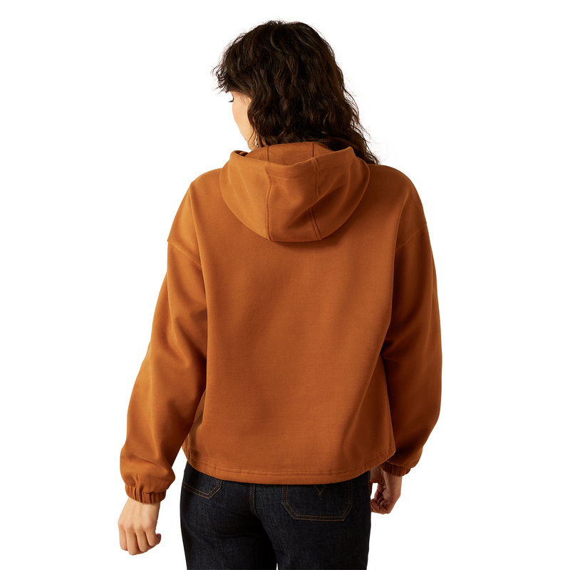 Ariat Womens Essential Sendero Slow Horses Hoodie - Glazed
