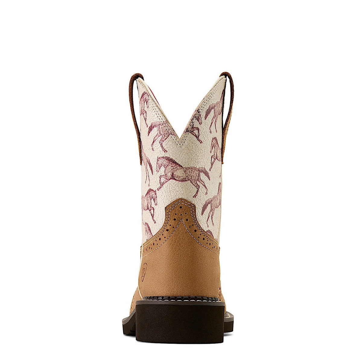 Ariat Womens Fatbaby Heritage Farrah Western Boot - Dusted Brown/Sepia Stampede