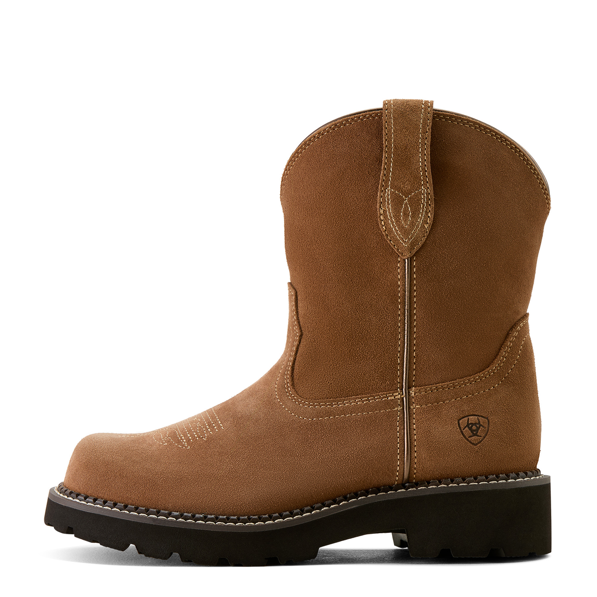 Ariat Womens Fatbaby Slouch Western Boot - Crushed Peanut