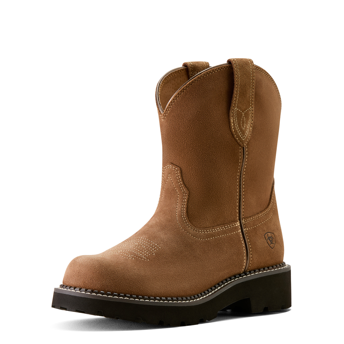 Ariat Womens Fatbaby Slouch Western Boot - Crushed Peanut