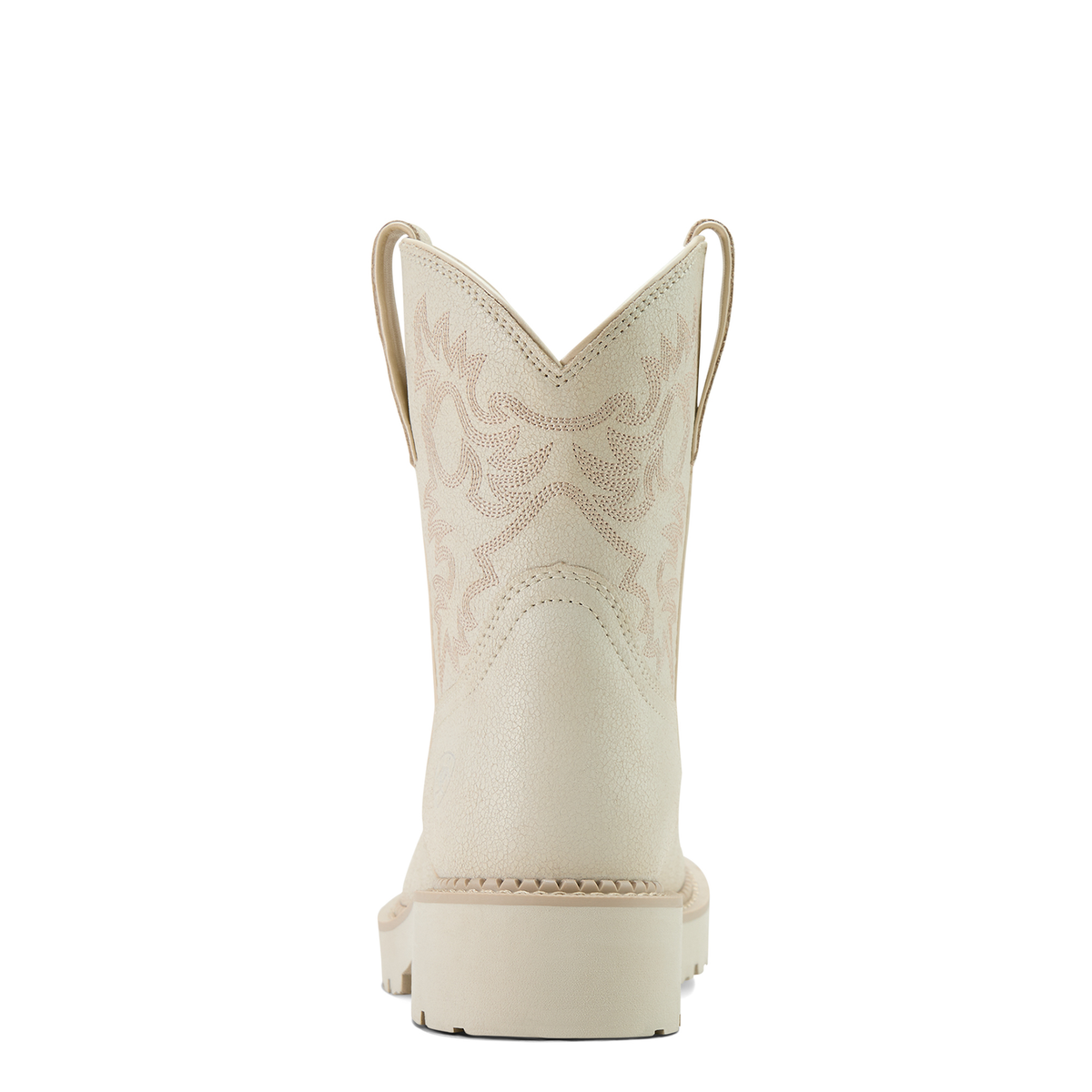 Ariat Women’s Fatbaby Western Boot - Distressed Ivory