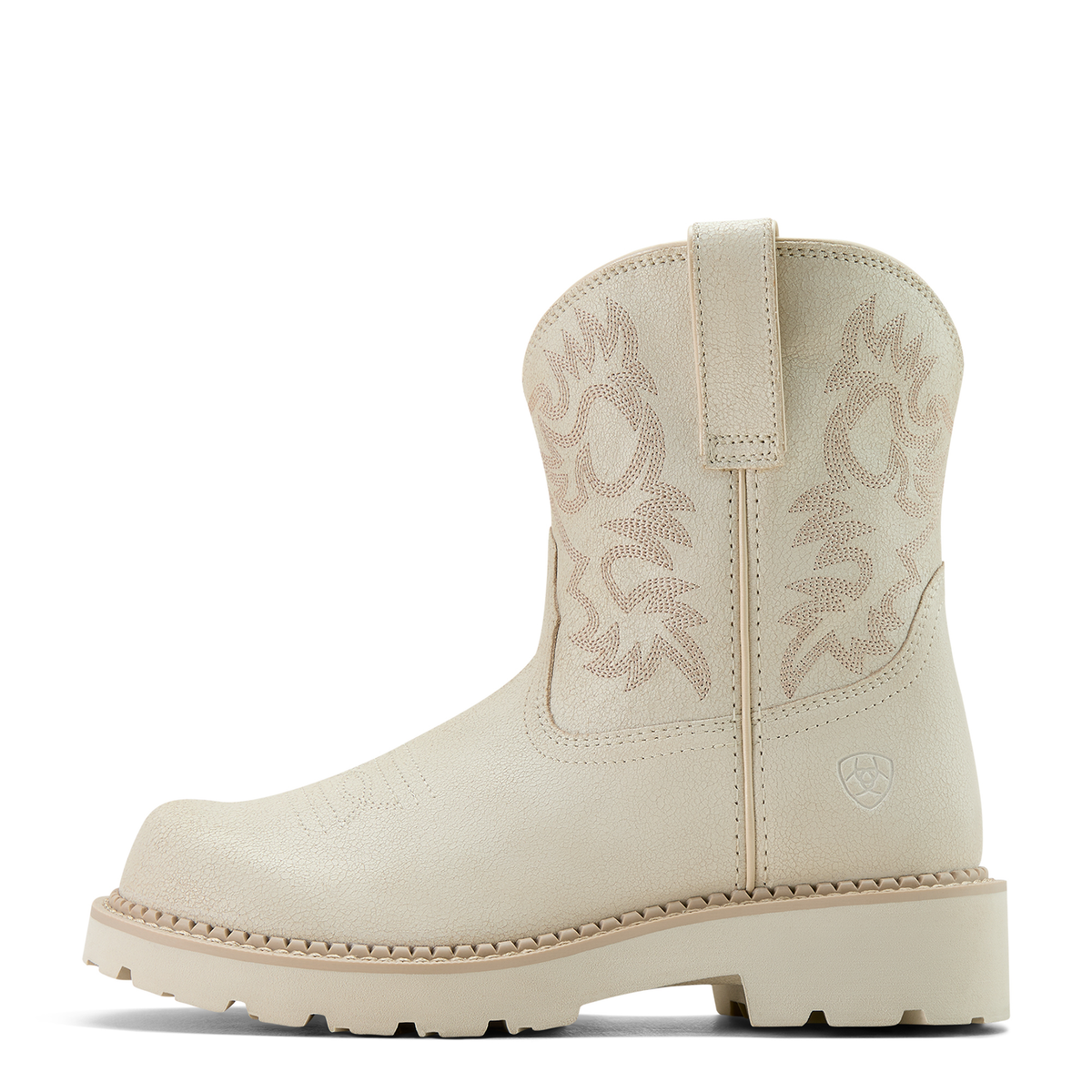 Ariat Women’s Fatbaby Western Boot - Distressed Ivory