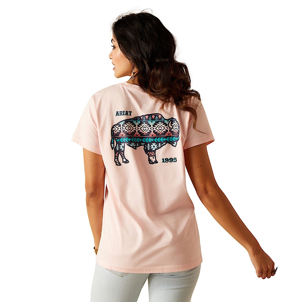 Ariat Women’s Granger T-Shirt Blushing Rose - Ariat Womens Tops