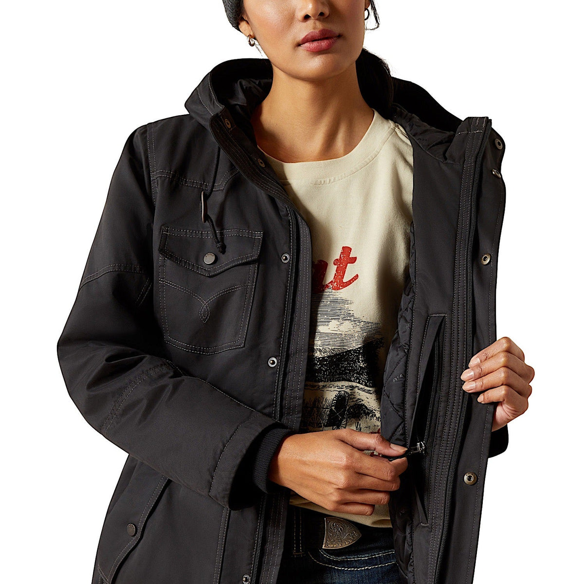 Ariat Womens Grizzly 2.0 Parka - Black