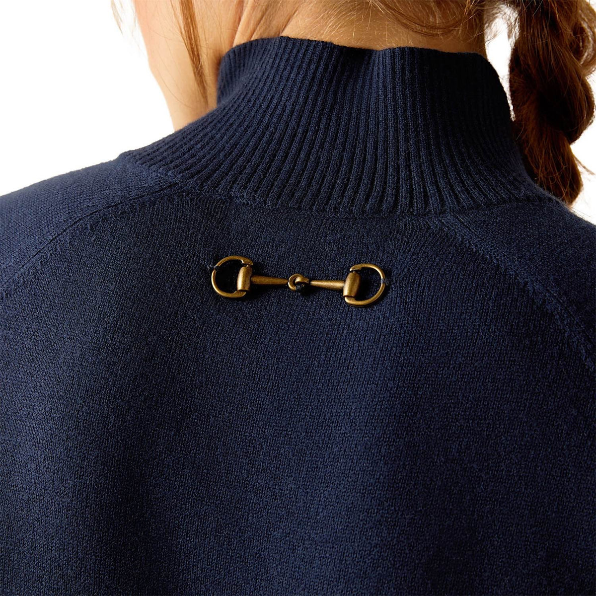 Ariat Womens Half Moon Bay Sweater Navy - Ariat Womens Tops