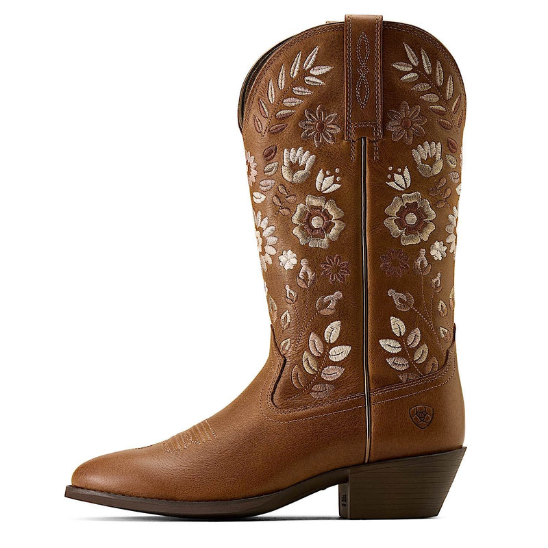Ariat Womens Heritage Meadow R Toe Western Boot - Toasty Tan