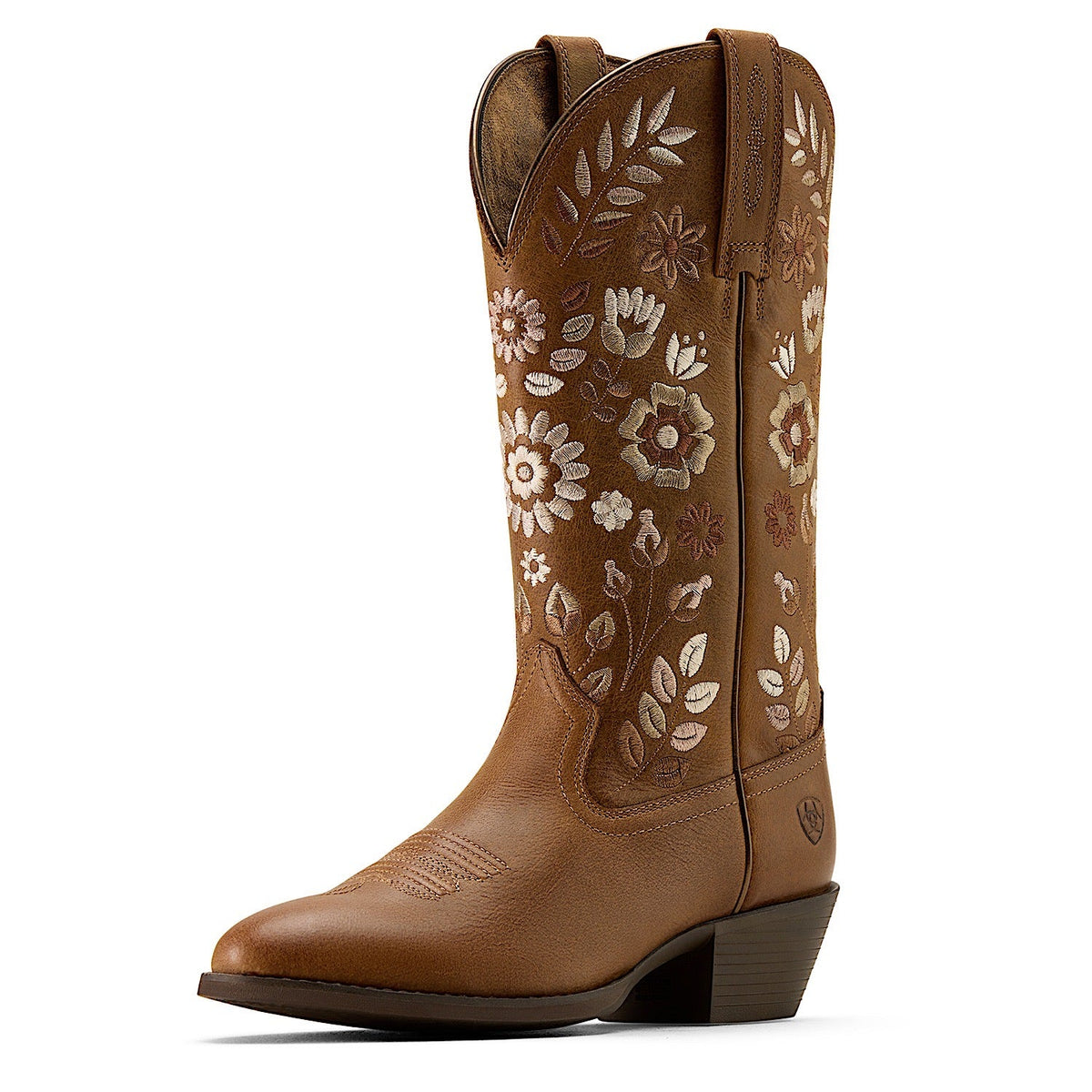Ariat Womens Heritage Meadow R Toe Western Boot - Toasty Tan