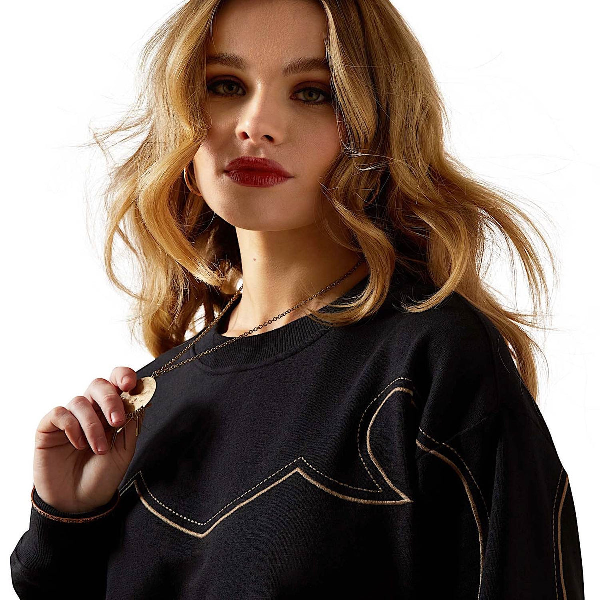 Ariat Women’s Hickory Sweatshirt - Black