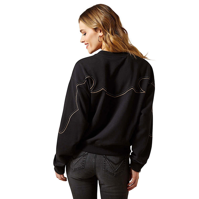 Ariat Women’s Hickory Sweatshirt - Black