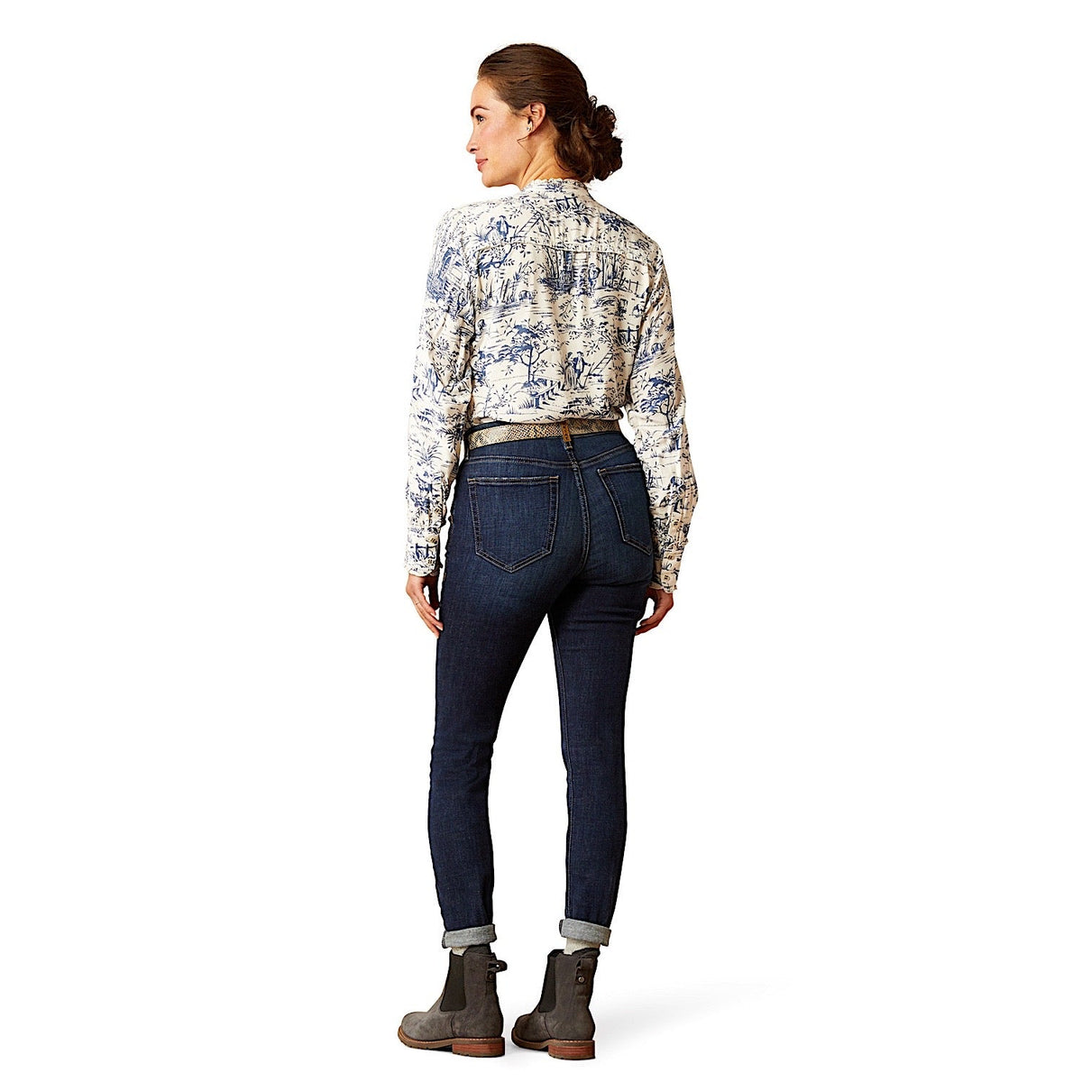 Ariat Women’s High Rise Bridle Skinny Jean - Puerto Rico