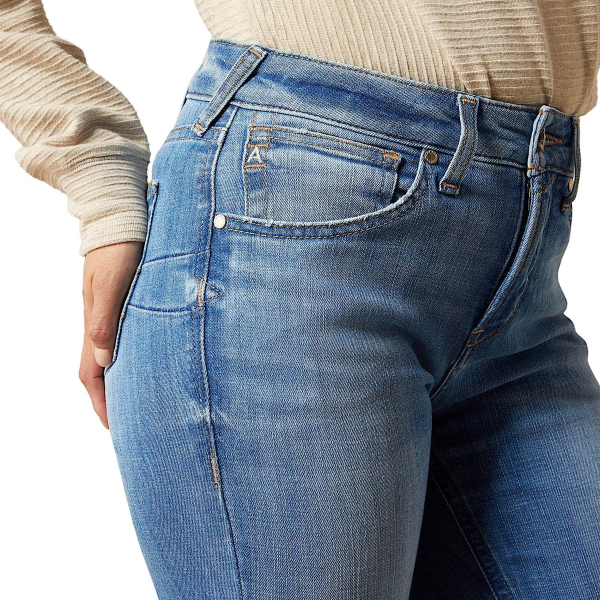 Ariat Womens High Rise Camellia Boot Cut Jeans - Glendale