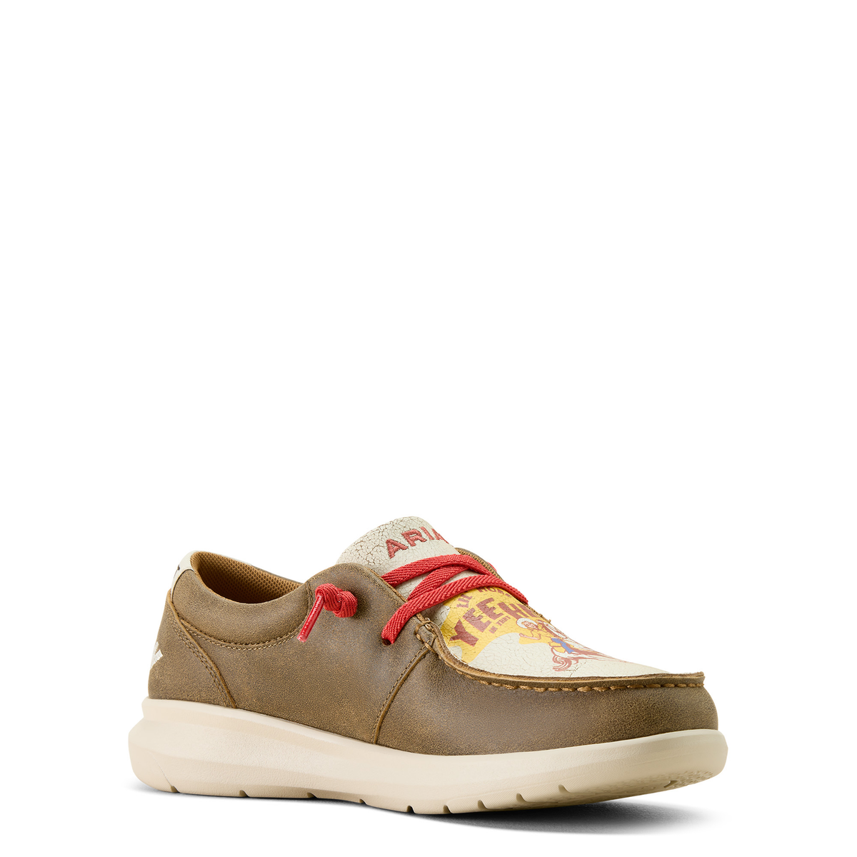 Ariat Womens Hilo Sendero - Brown Bomber/Yeehaw Print