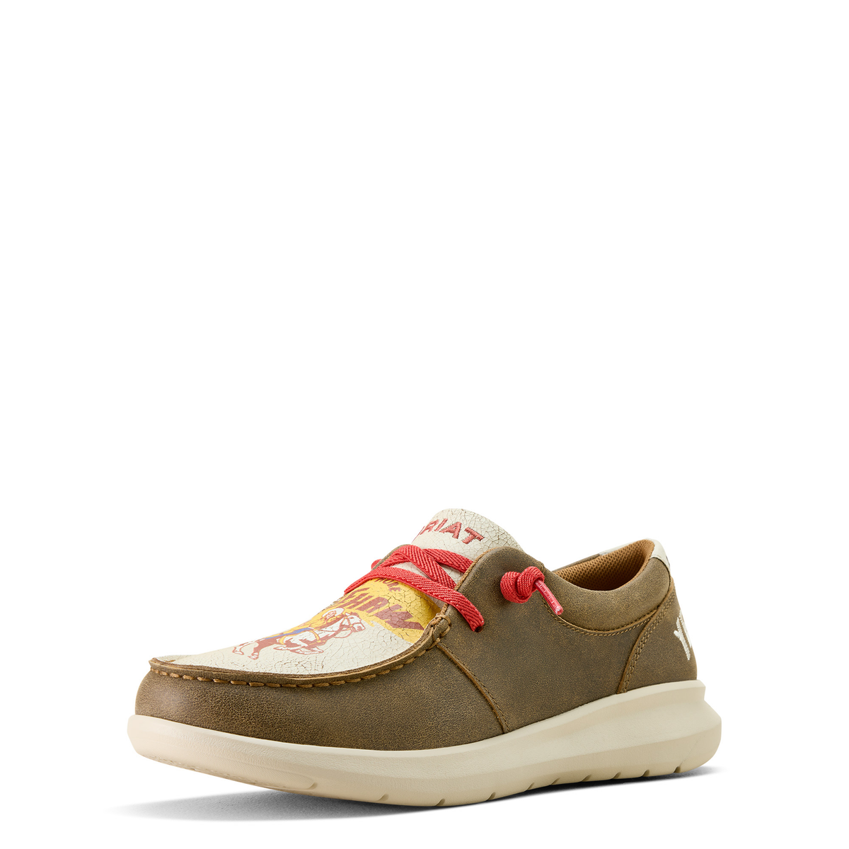 Ariat Womens Hilo Sendero - Brown Bomber/Yeehaw Print