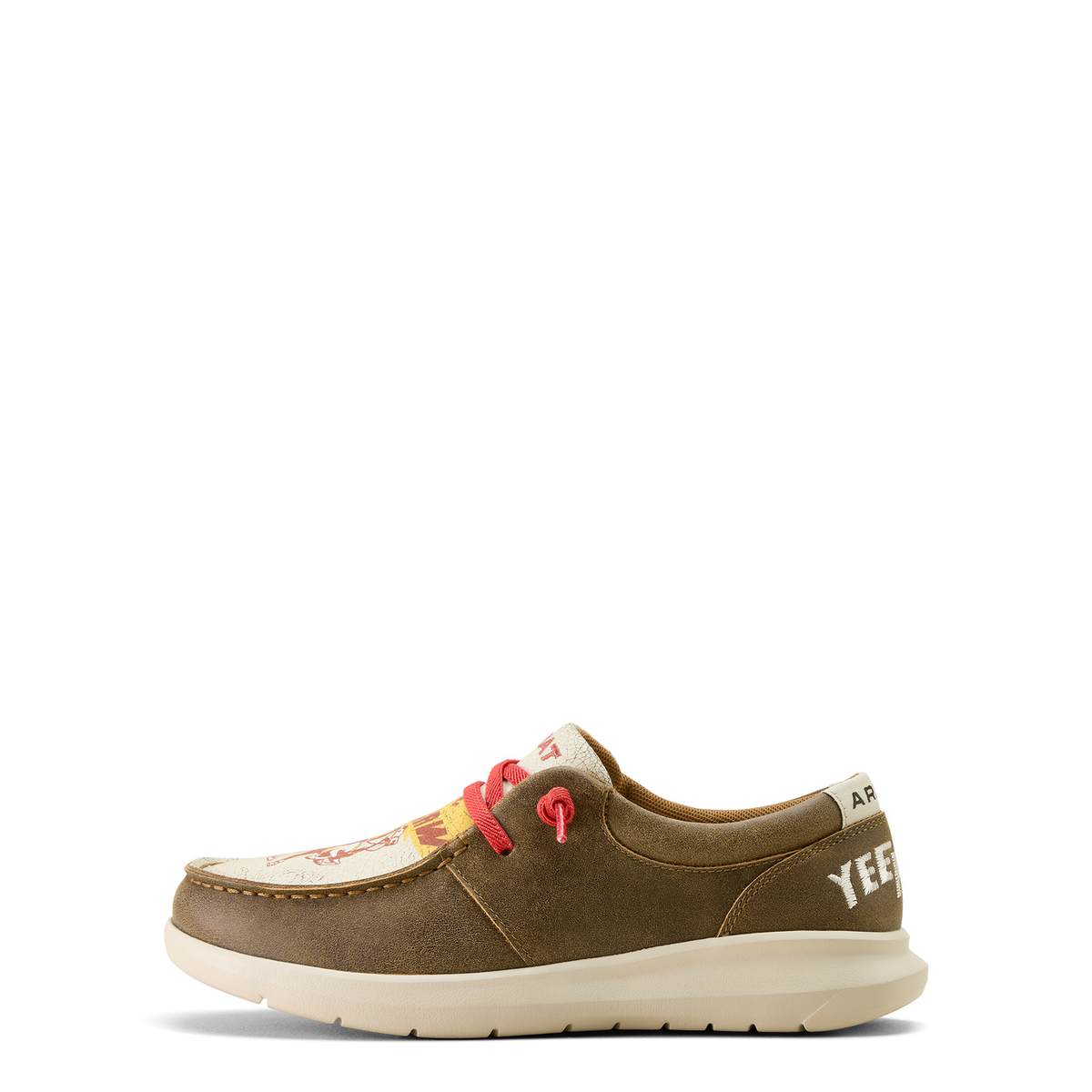 Ariat Womens Hilo Sendero - Brown Bomber/Yeehaw Print