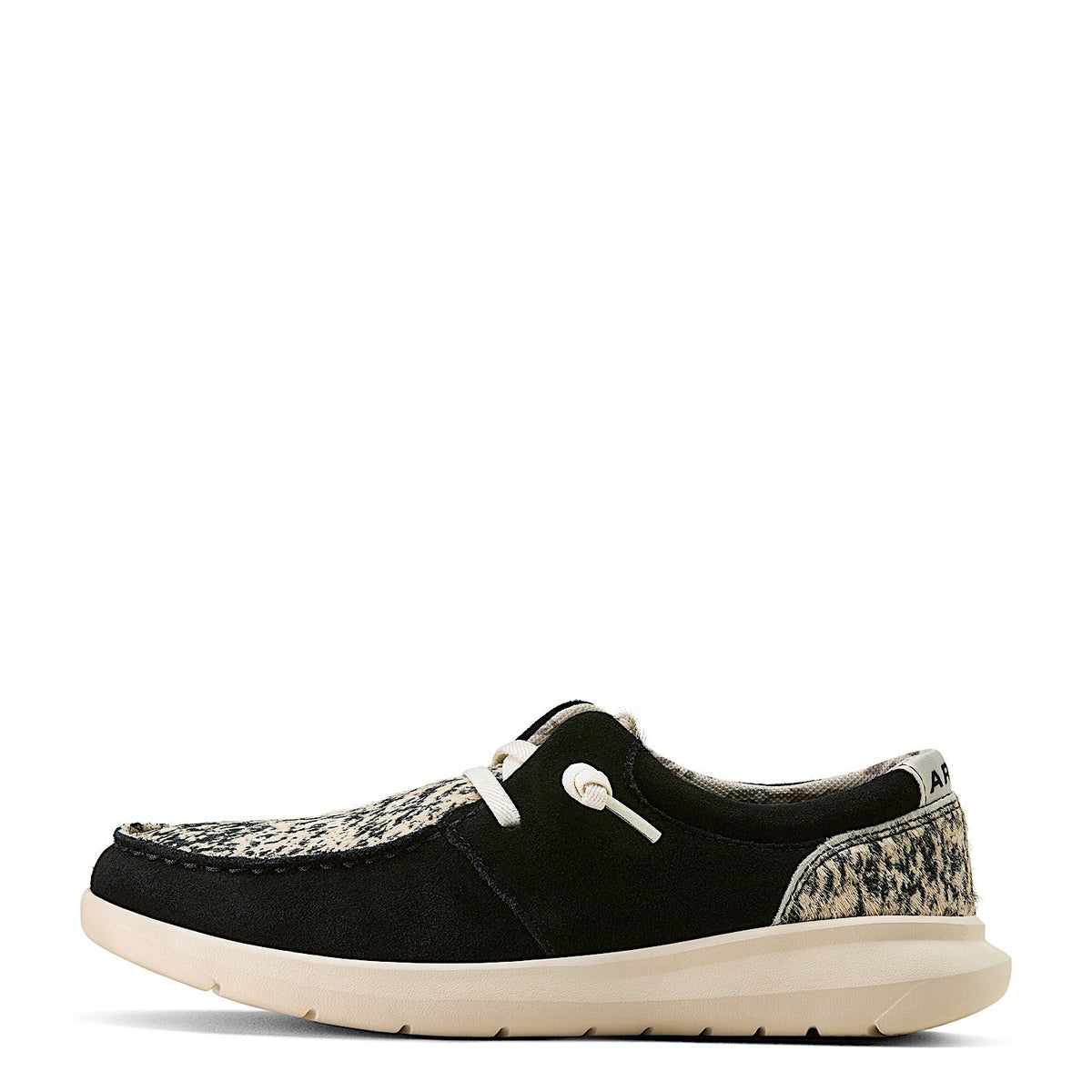 Ariat Womens Hilo Shoe - Black Suede / Brindle