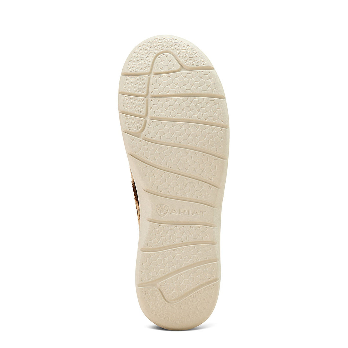 Ariat Women’s Hilo - Tan & White Brindle Hair On/Dark Tan Suede