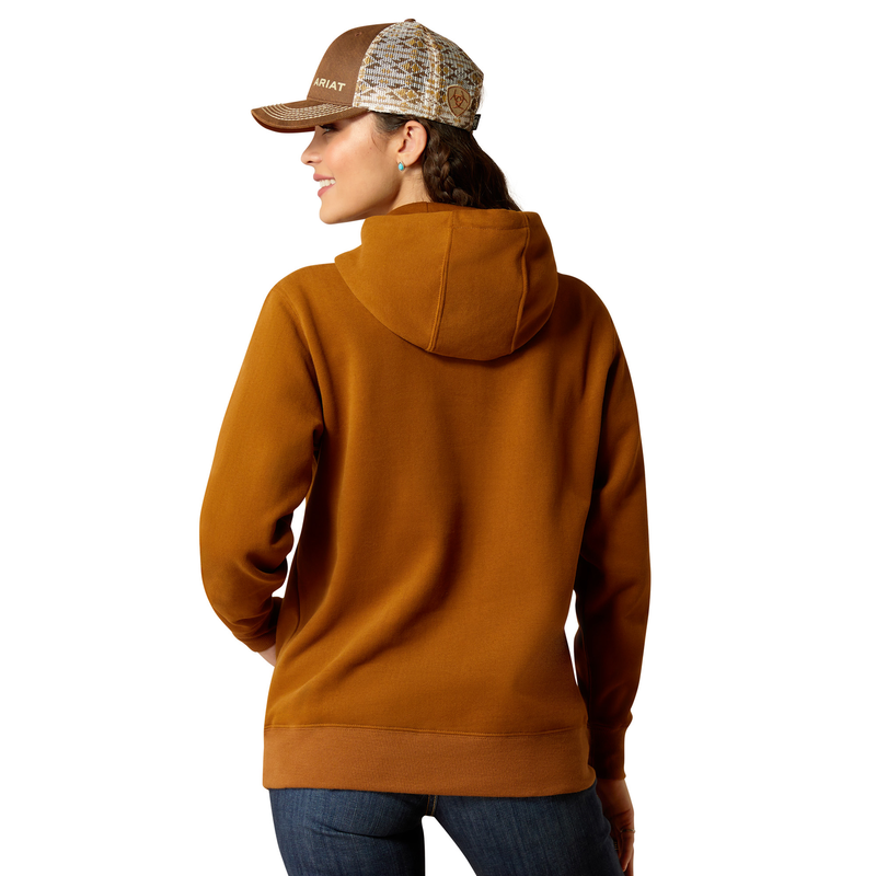 Ariat Women’s Horizon Hoodie - Chestnut Horse - Ariat Womens Tops