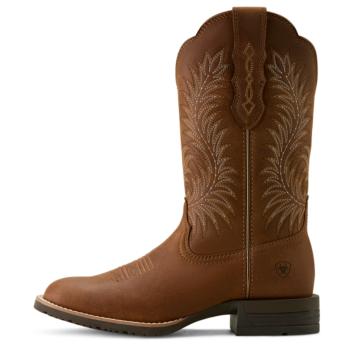 Ariat Womens Hybrid Ranchward W Toe Western Boot - Frontier Brown