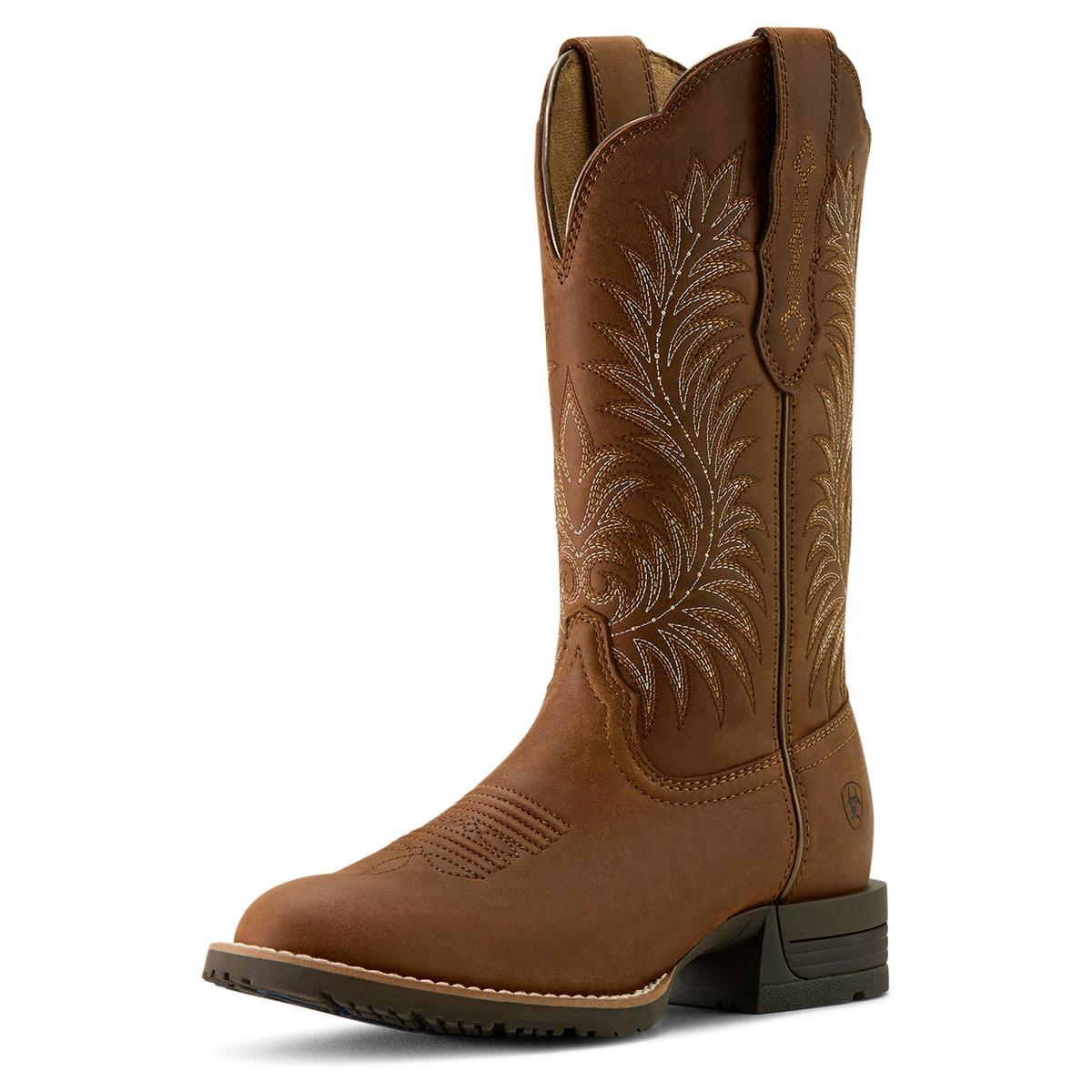 Ariat Womens Hybrid Ranchward W Toe Western Boot - Frontier Brown