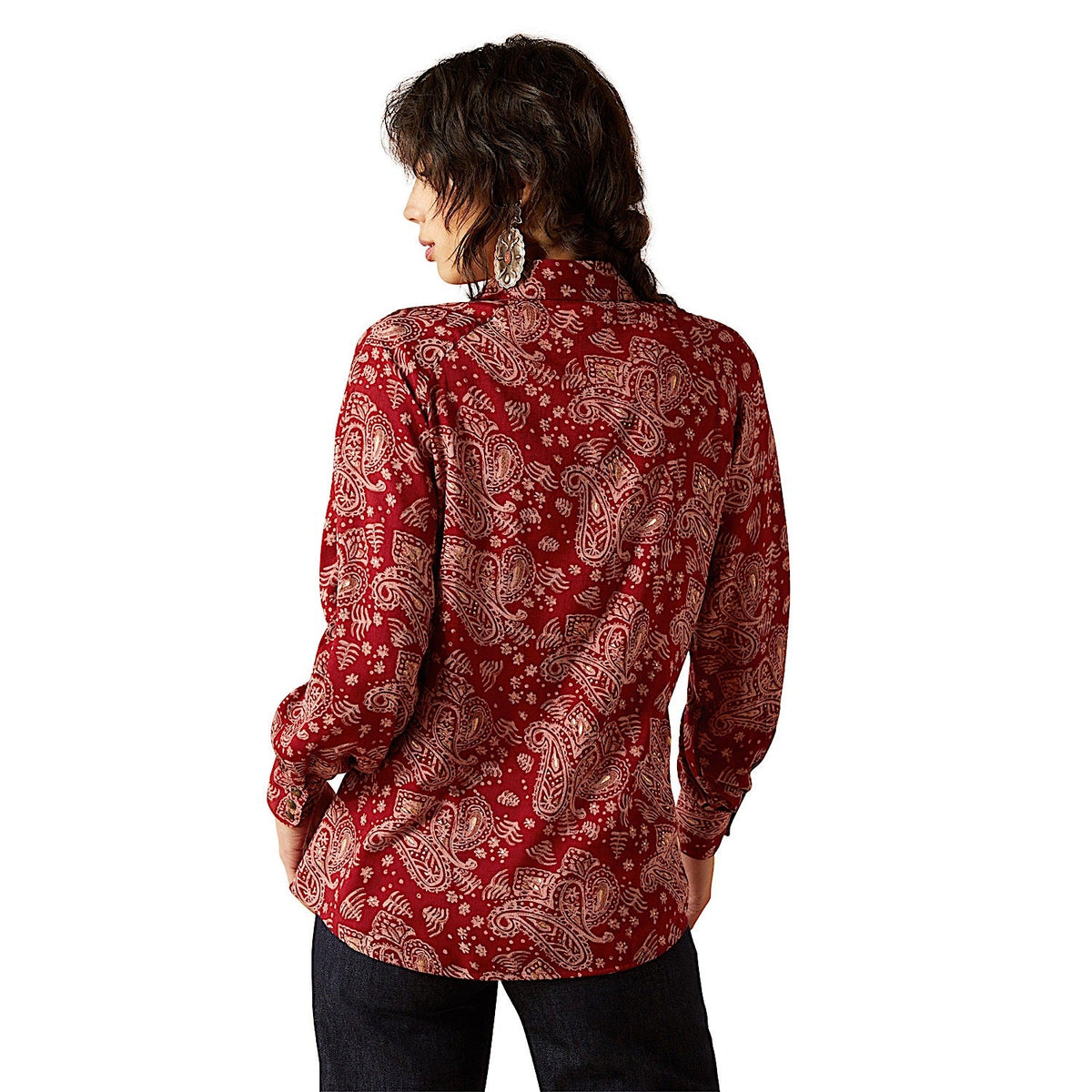 Ariat Womens Imprints Shirt - Antique Paisley