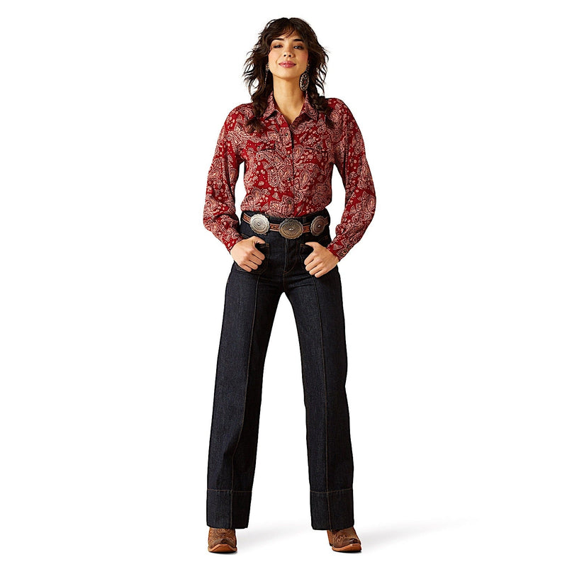 Ariat Womens Imprints Shirt - Antique Paisley