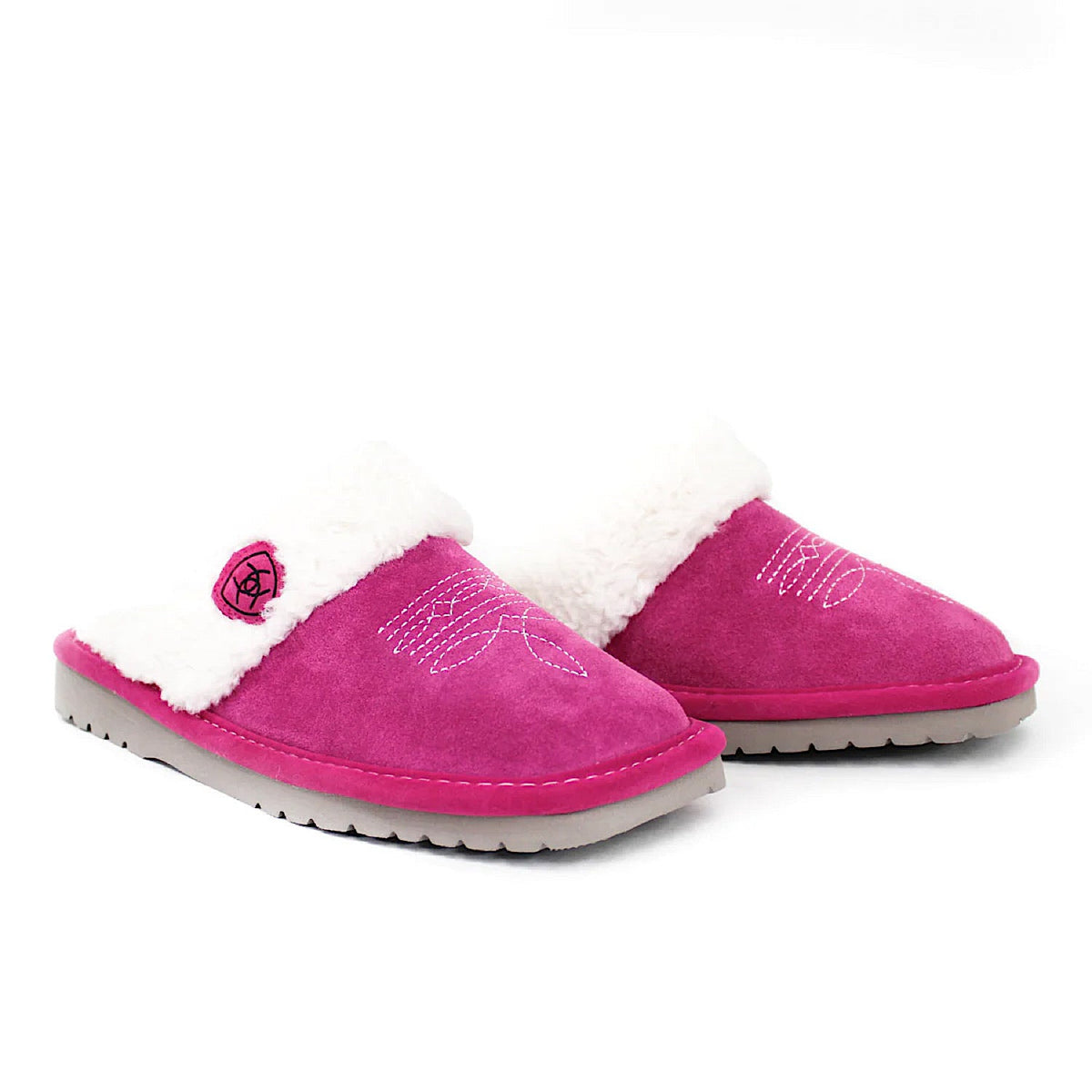 Ariat Womens Jackie Square Toe Slipper - Very Berry Pink