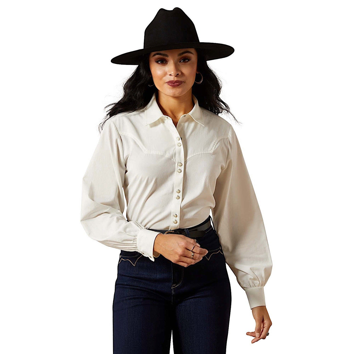 Ariat Women’s Jolie Shirt - White Alyssum