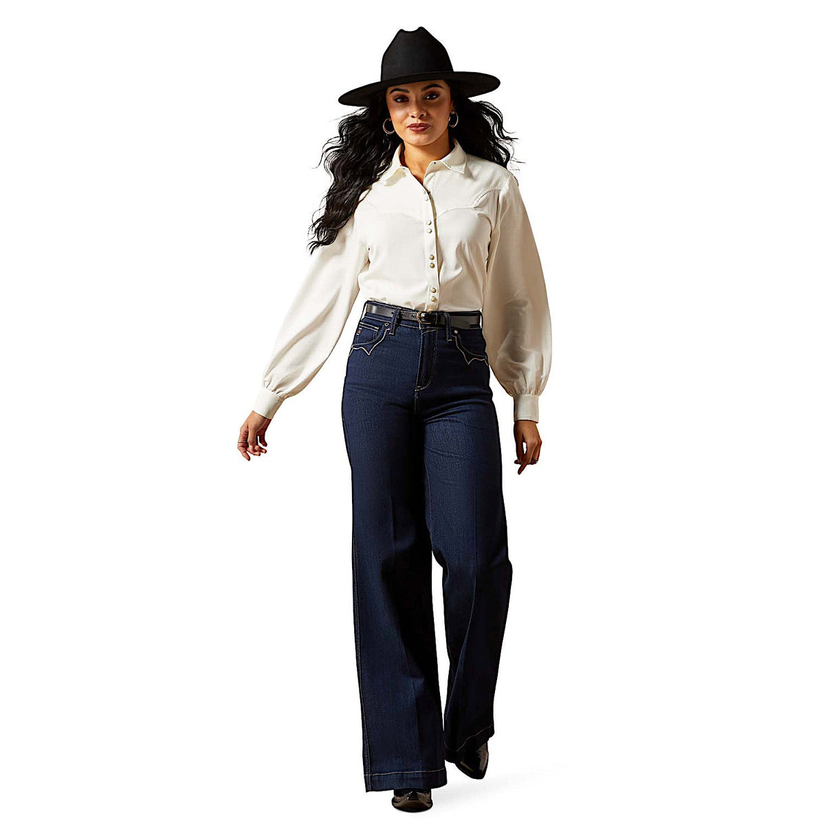 Ariat Women’s Jolie Shirt - White Alyssum