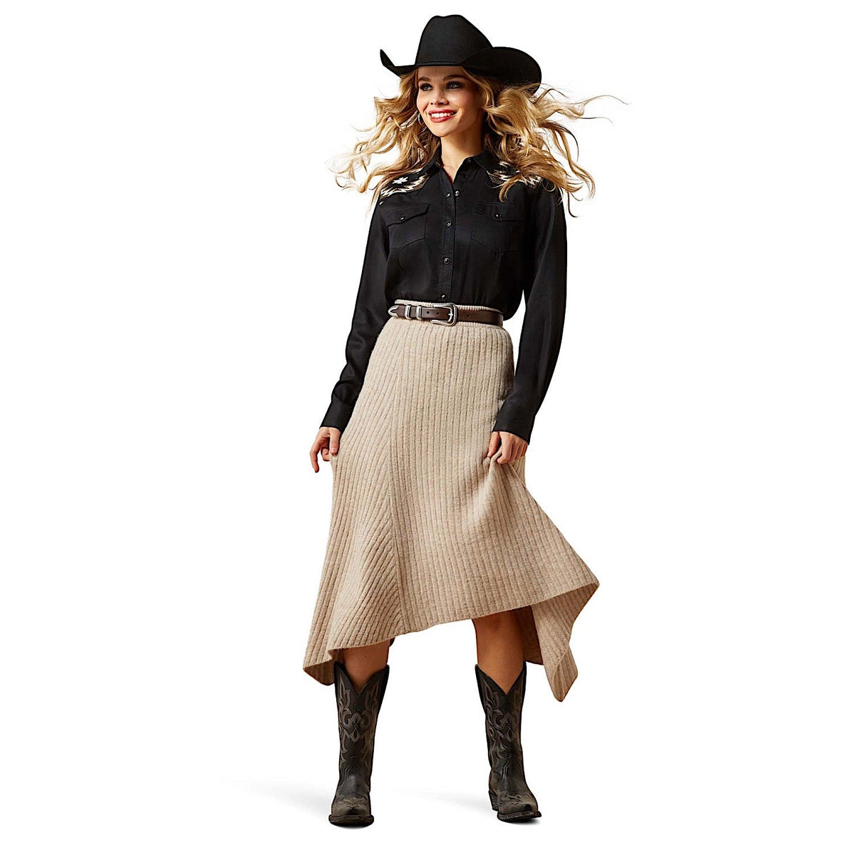 Ariat Women’s Juno Skirt - Oatmeal Heather