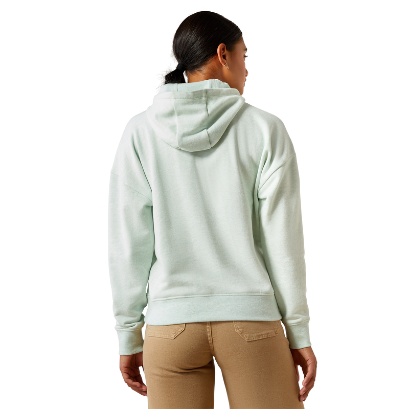 Ariat Women’s Just Hoodie - Beach Glass Heather - Ariat Womens Hoodies