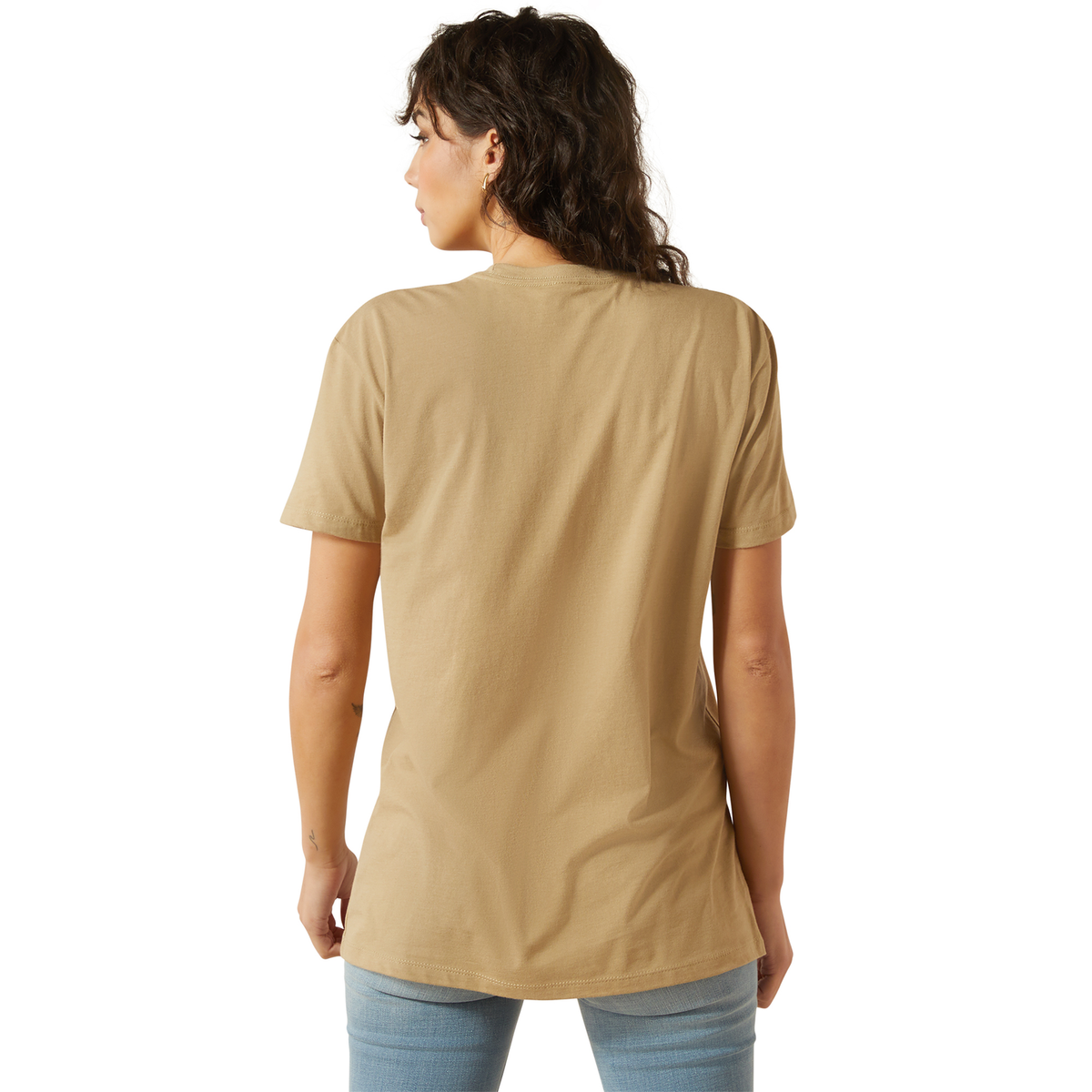 Ariat Womens Kickin Up Dust Ss Tee - Sand
