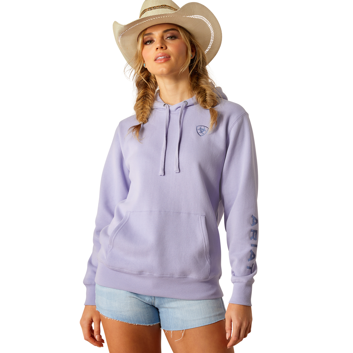 Ariat Women’s Ariat Logo 2.0 Hoodie - Sweet Lavender - XS Aus 6 - Ariat Womens Hoodies