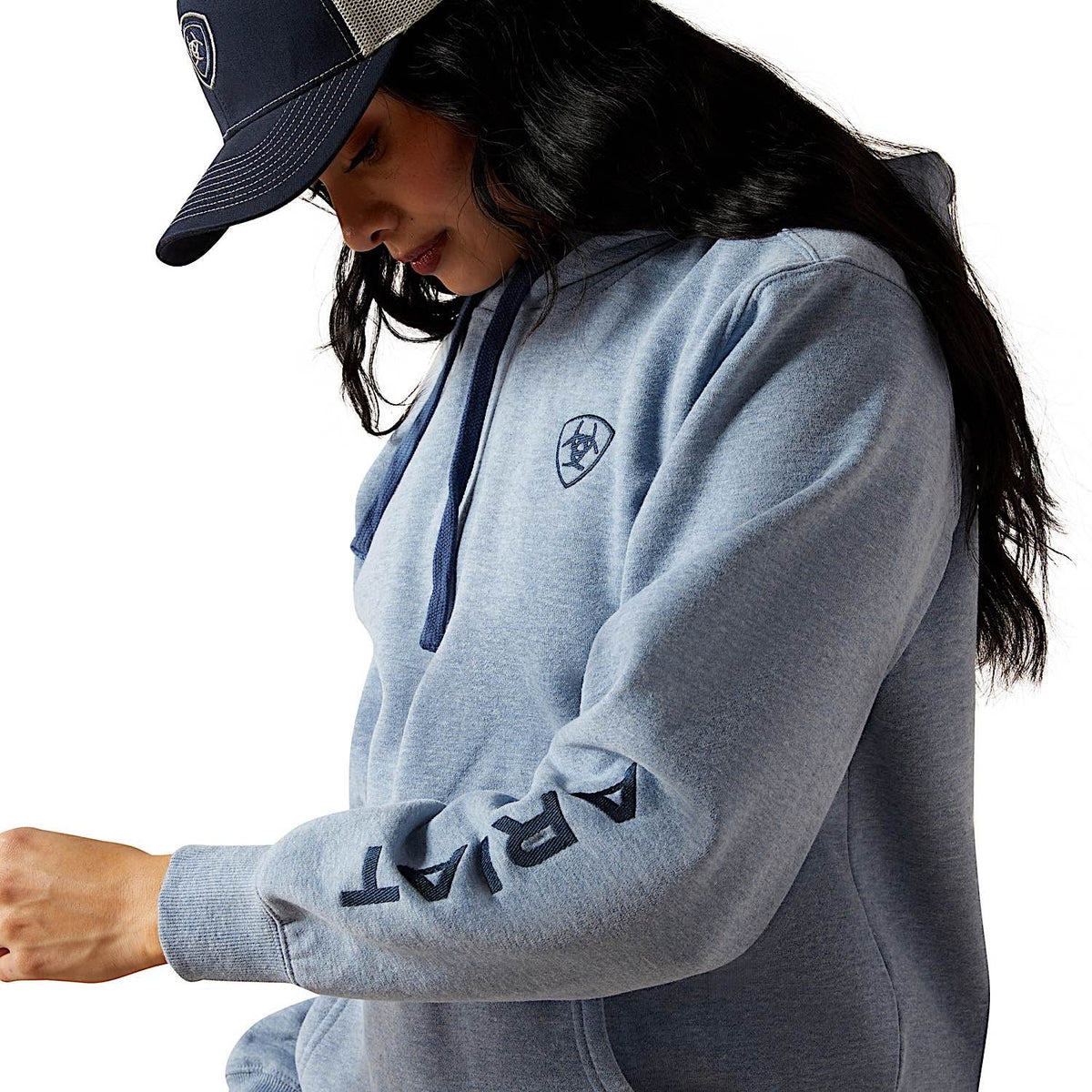 Ariat Women’s Logo 2.0 Hoodie - Vintage Indigo Heather
