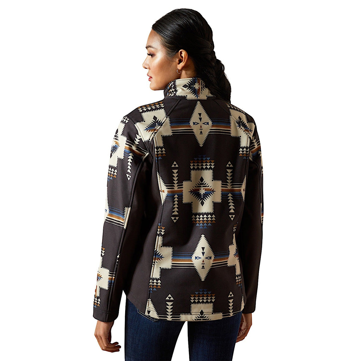 Ariat Womens Logo Softshell Jacket - Thornstone Print