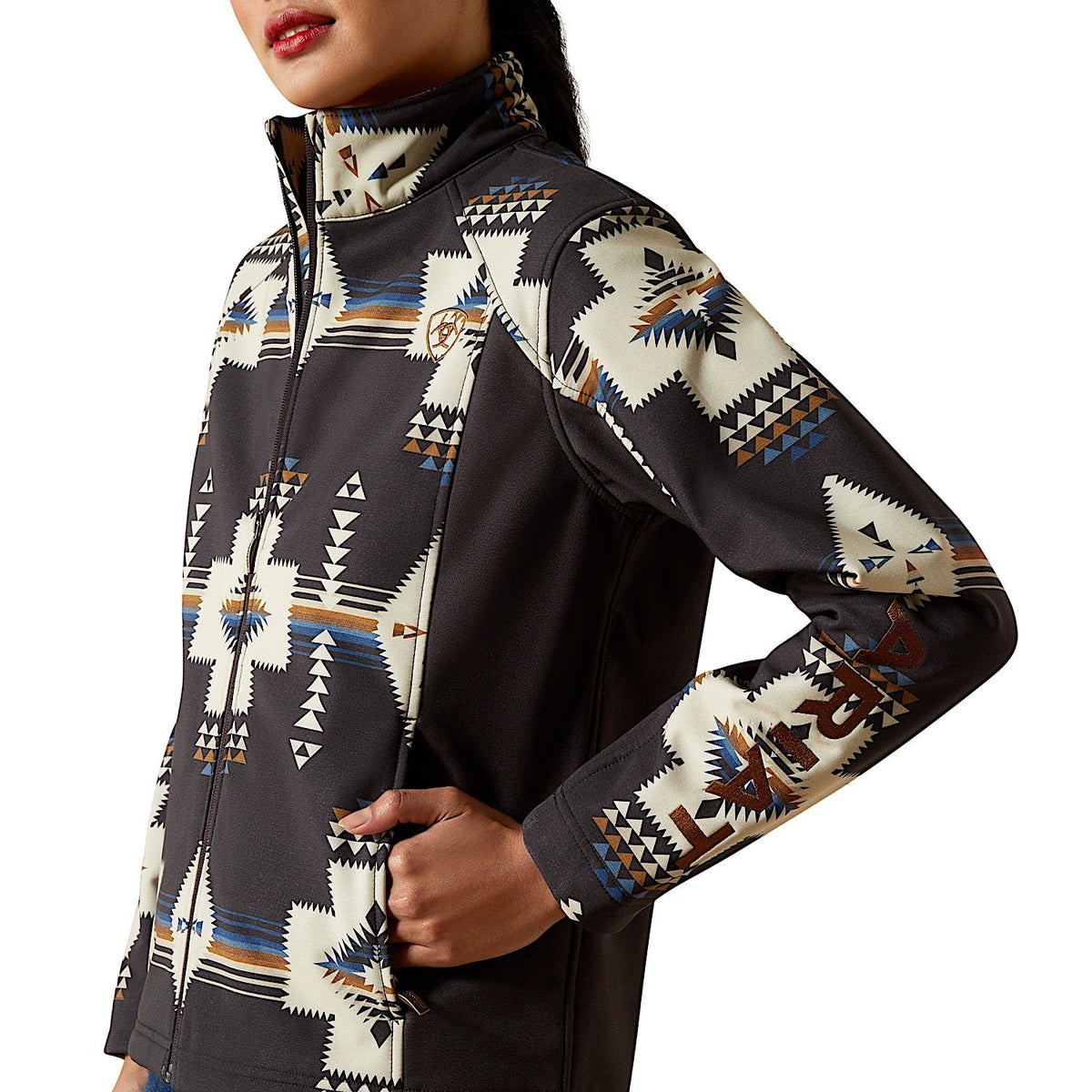 Ariat Womens Logo Softshell Jacket - Thornstone Print