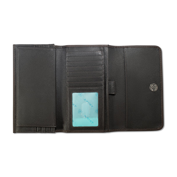 Ariat Womens Lori Wallet - Brown
