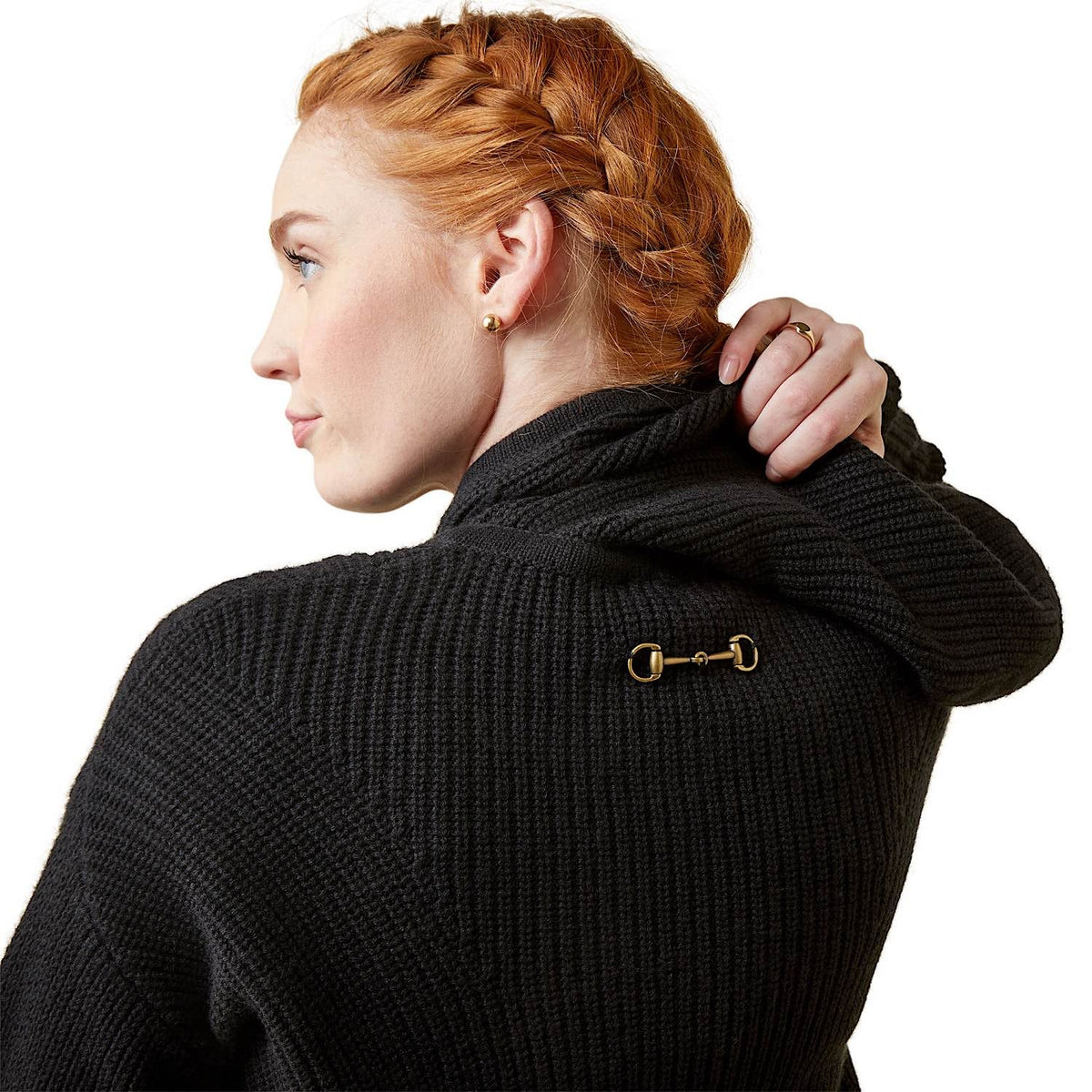 Ariat Women’s Los Altos Sweater - Black - Ariat Womens Tops
