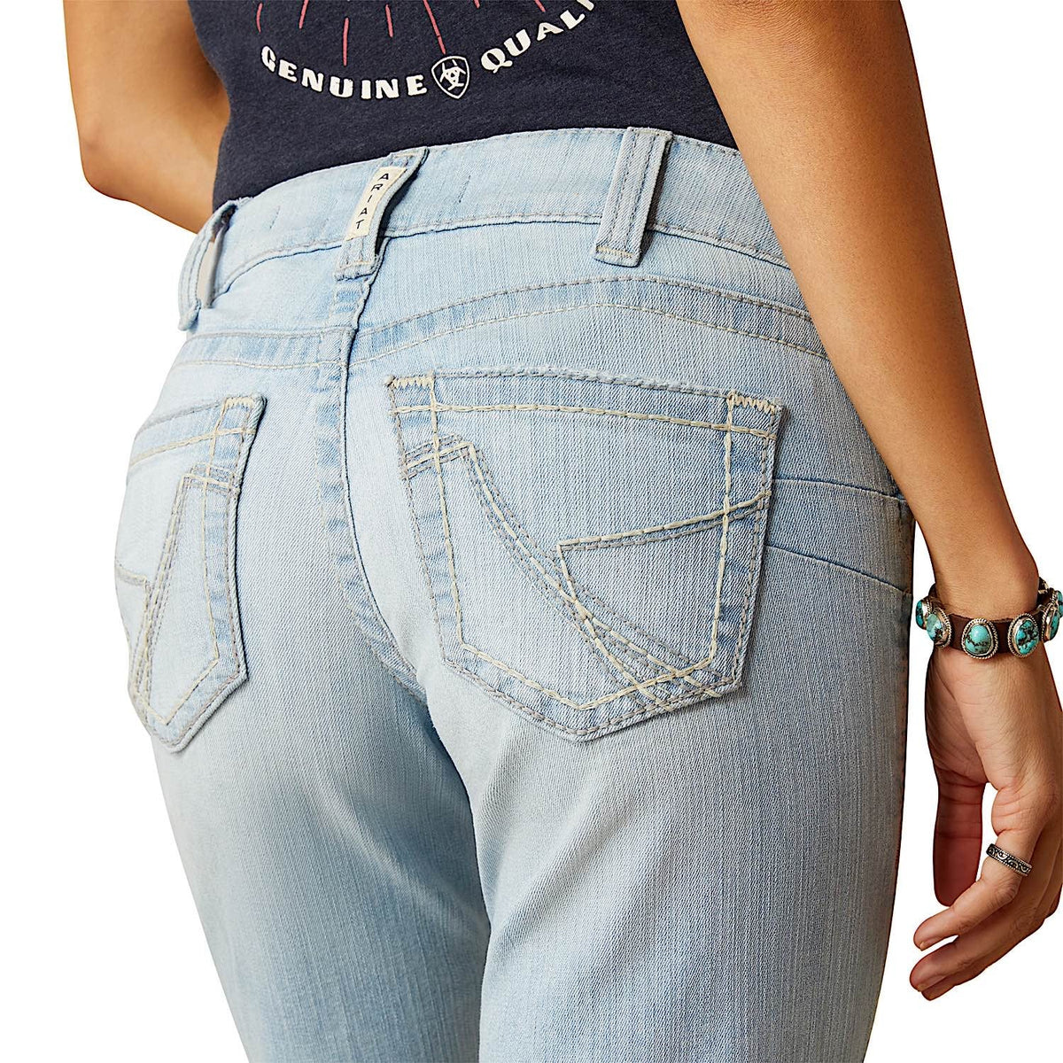 Ariat Women’s Low Rise Zayla Straight Leg Jean - Claremont
