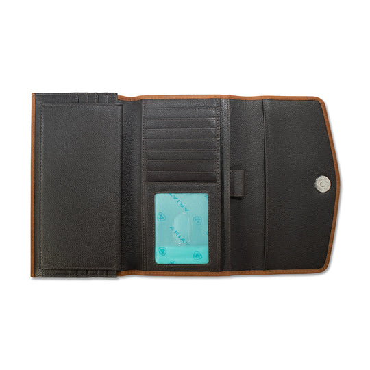 Ariat Womens Lynn Wallet - Medium Brown