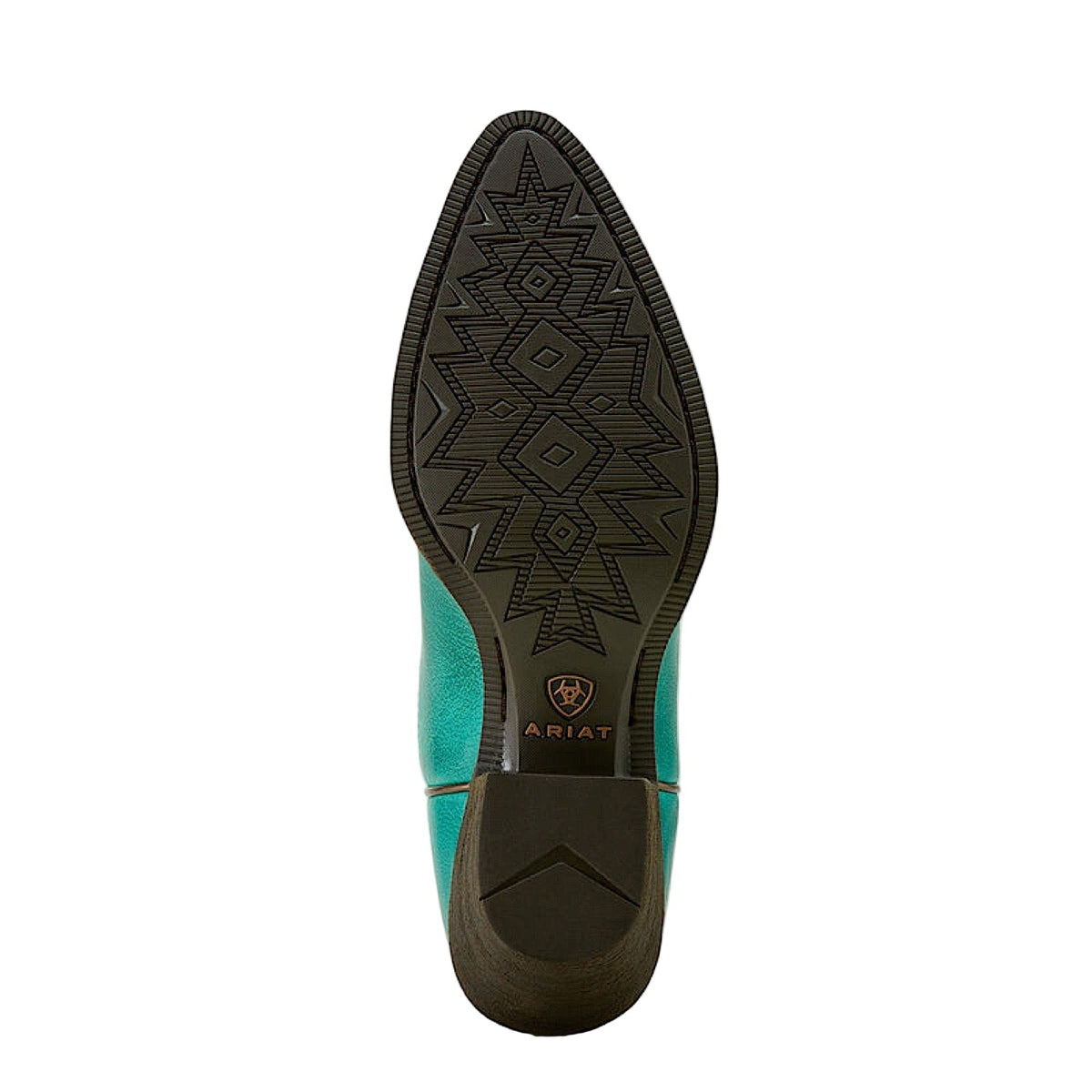 Ariat Womens Maggie J Toe Heeled Western Shortie Boot - Deep Turquoise