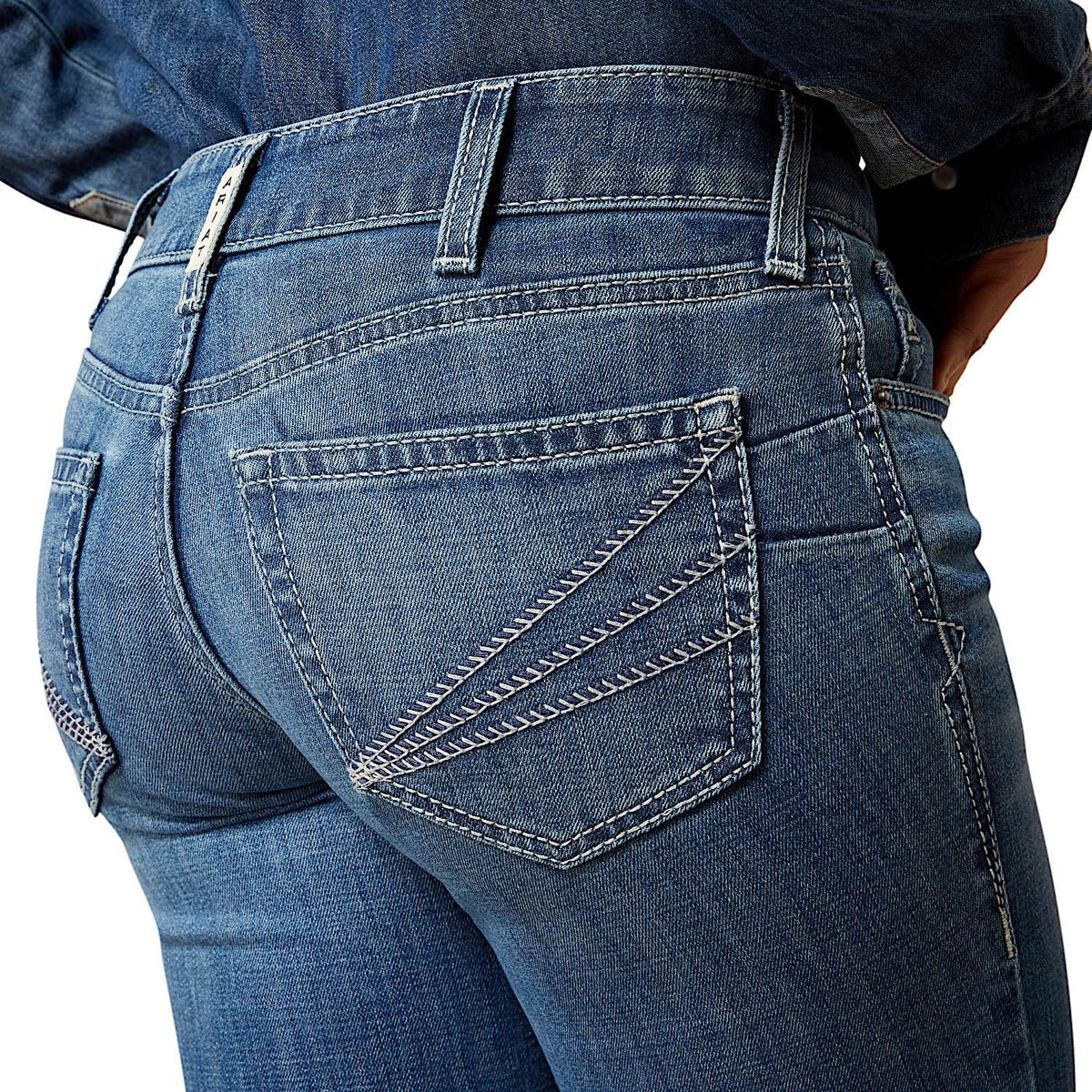 Ariat Womens Mid Rise Aisha Boot Cut Jeans - Ithica