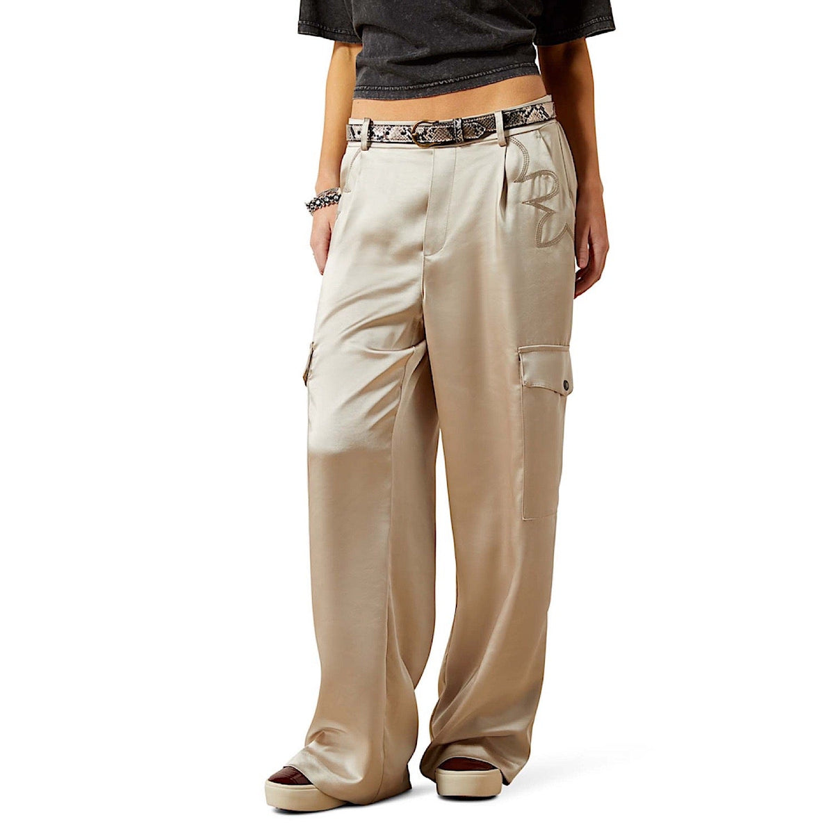 Ariat Women’s Mirage Cargo Pant - Silver Lining