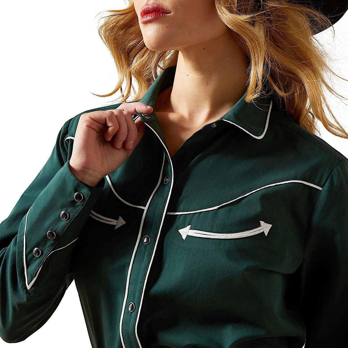 Ariat Women’s Mirrorball Blouse - Pine Grove