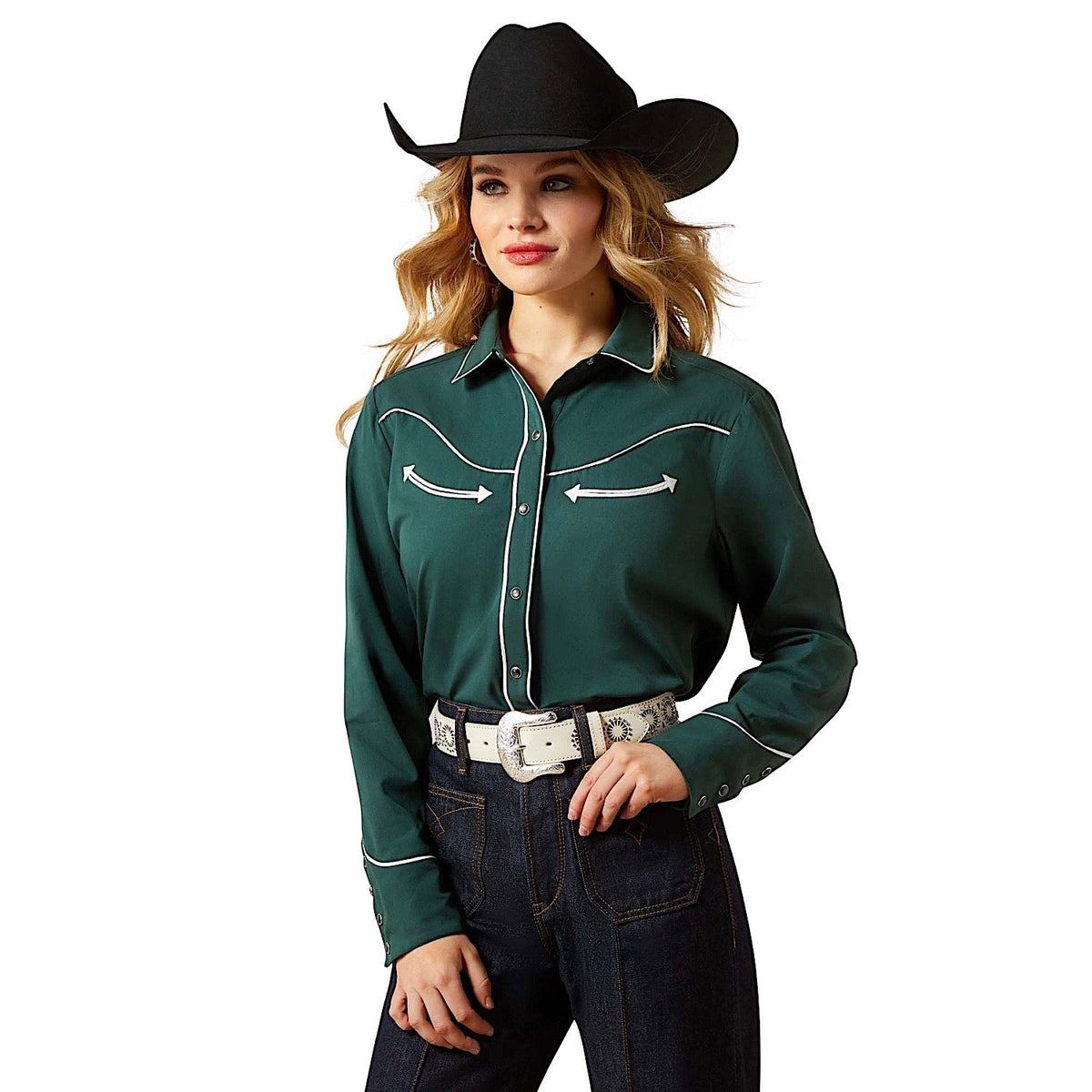 Ariat Women’s Mirrorball Blouse - Pine Grove