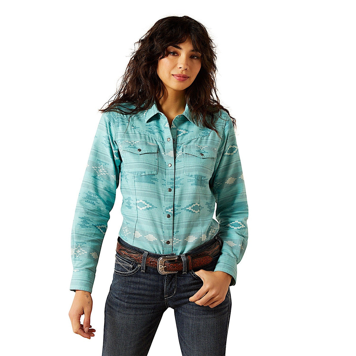 Ariat Womens Montana Western Shirt - Montana Blanket JCD