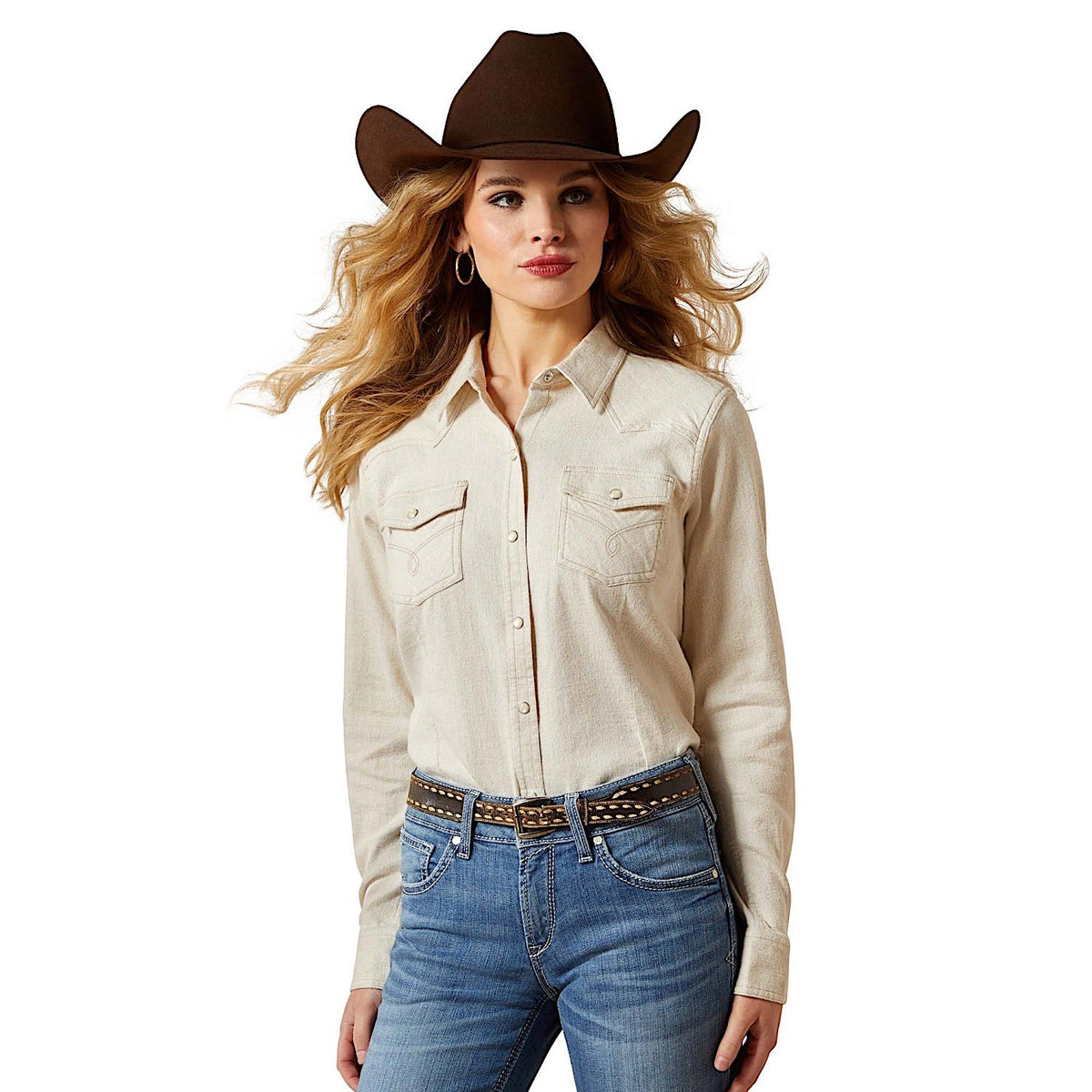Ariat Women’s Papyrus Western Shirt - Papyrus Cord