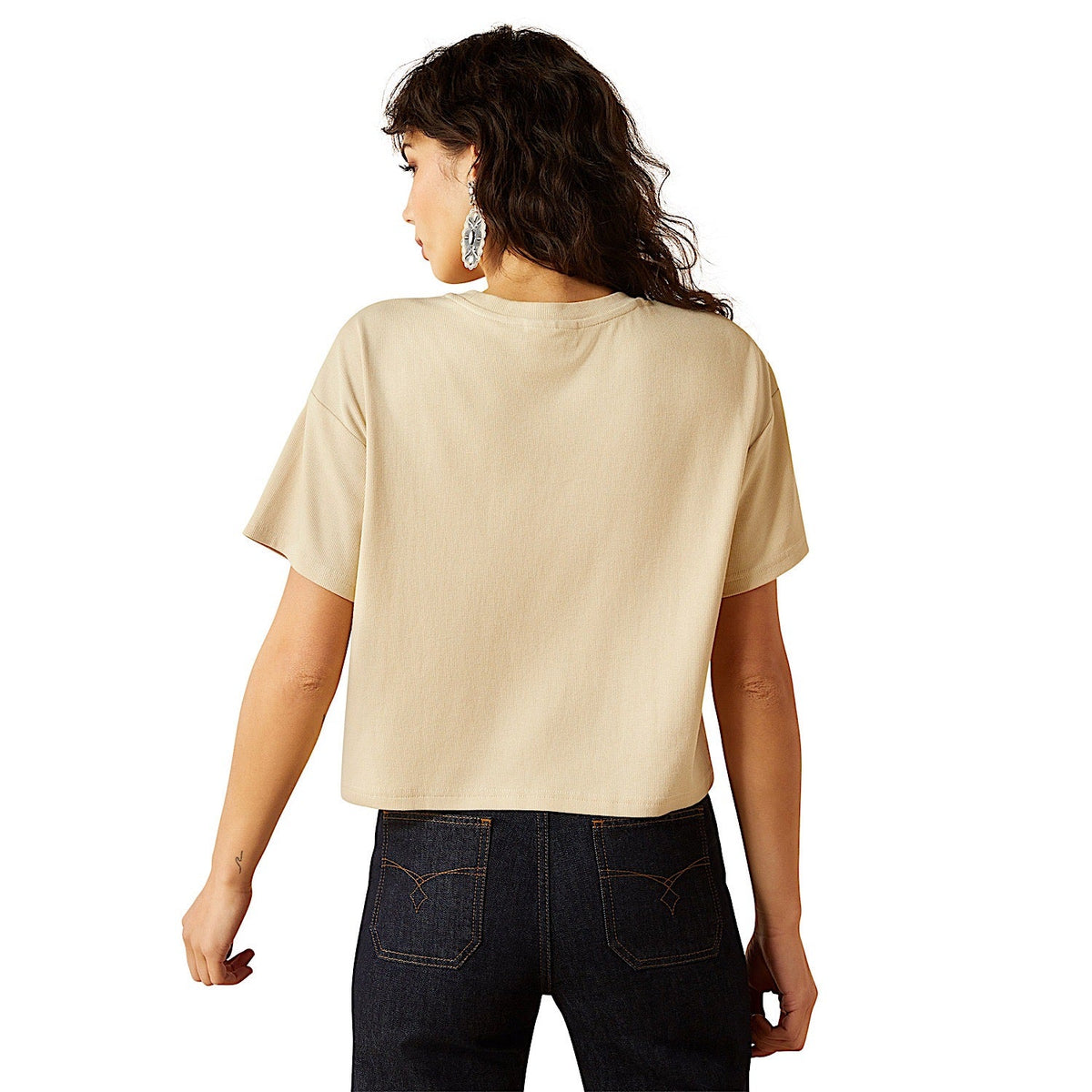 Ariat Womens Patron Top - Oyster Gray
