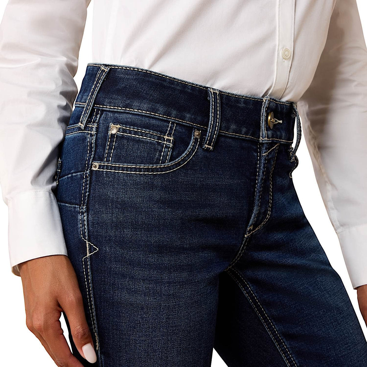 Ariat Womens Perfect Rise Acclimatise Harper Straight Leg Jeans - Sonoma