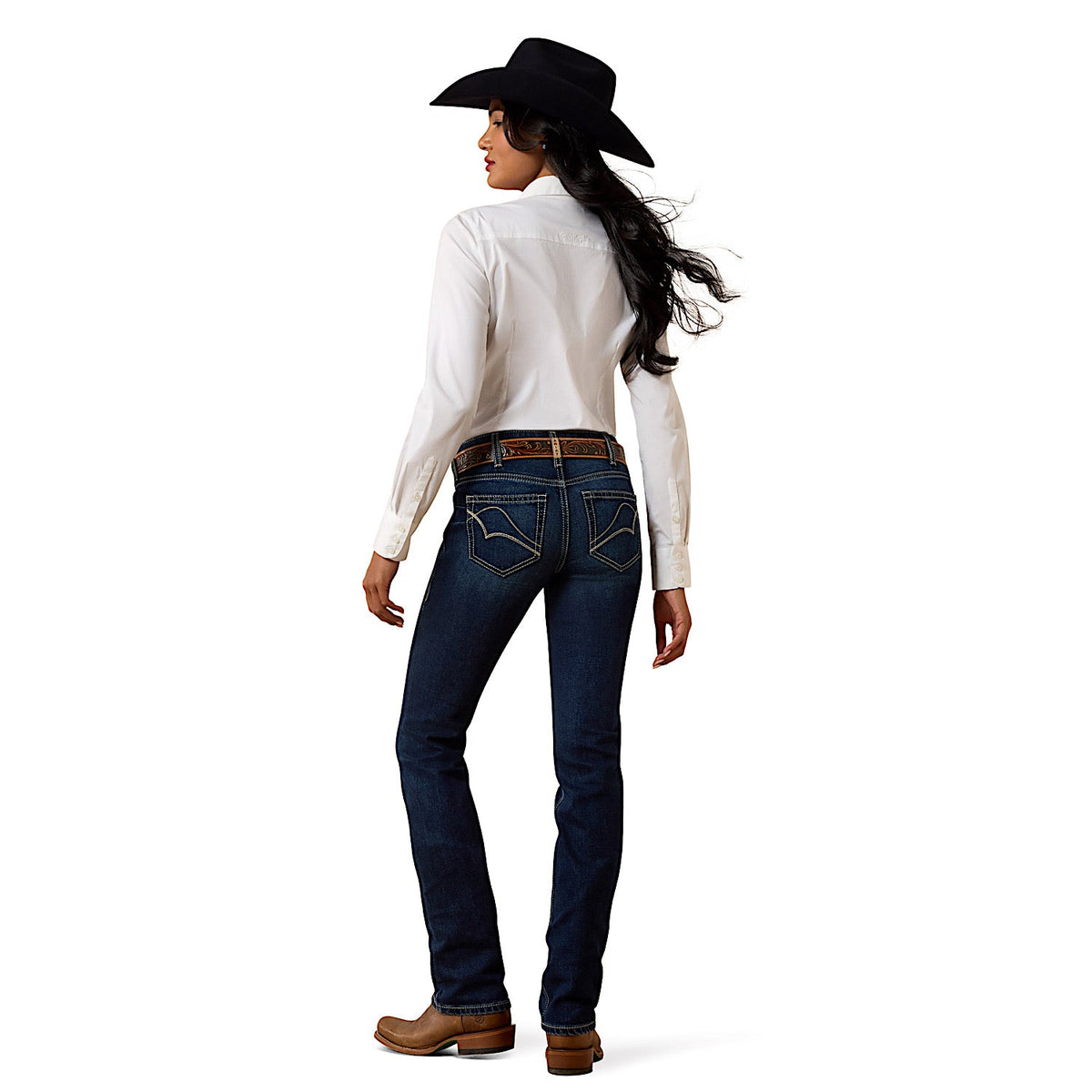 Ariat Womens Perfect Rise Acclimatise Harper Straight Leg Jeans - Sonoma