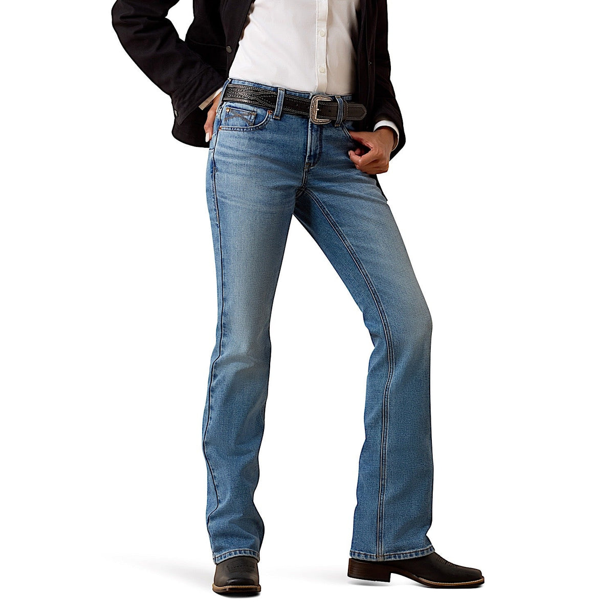 Ariat Womens Perfect Rise Acclimatise Nayelli Boot Cut Jeans - Panama